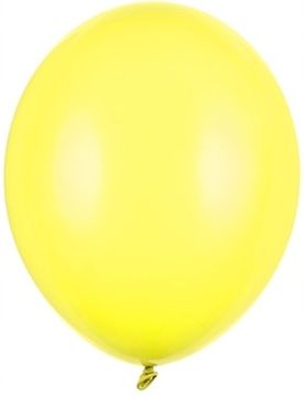Pastelno rumeni rojstnodnevni baloni 12 cm 100 kosov.