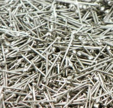 Tetis TEX žebljički za bleščice, 14 mm, 50 gramov, 1 paket.