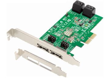 slomart Dawicontrol DC-624E RAID krmilnik PCI Express x2 2.0, 6 Gbit/s