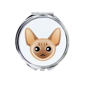 Devon Rex - žepno ogledalo za torbico znamke