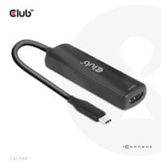 Club 3D CLUB3D CAC-1573 USB-C na HDMI adapter, 8K60Hz/4K120Hz HDR10+, PD 3.0
