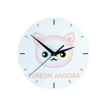 Artdog Turška angora - MDF ura z grafiko in napisom Art-Dog