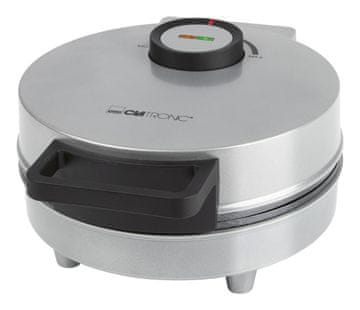 Clatronic Pekač vafljev Clatronic HA 3833, črn/srebrn, 1200 W