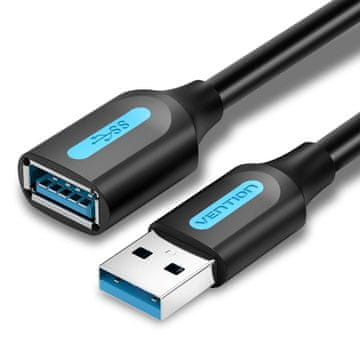 Vention Vention podaljševalni kabel USB 3.0, 1 m, črn