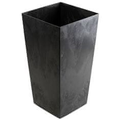 shumee Porto črn betonski cvetlični lonček v75x39,6x39,6 cm