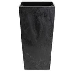 shumee Porto črn betonski cvetlični lonček v75x39,6x39,6 cm