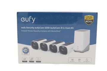 Eufy Eufy Cam Kit S330 4+1 komplet nadzornih kamer 4K