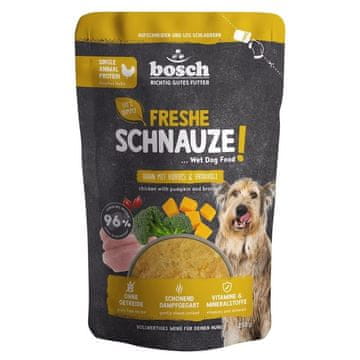 Bosch BOC BOSCH Freshe Schnauze piščanec, buča in brokoli - mokra pasja hrana - 250g
