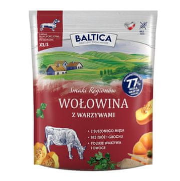 slomart BALTICA Smaki regionów Govedina z zelenjavo 1 kg - suha hrana za male pasme