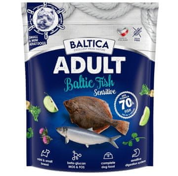 EXCELLENT BALTICA Excellent Sensitive Baltic riba 1 kg - suha hrana za male pasme
