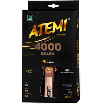 slomart Atemi 4000 Balsa anatomski namiznoteniški lopar