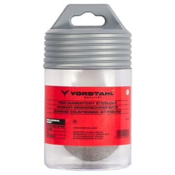 shumee Konični diamantni rezalnik, vakuumsko spajkani, 2-48 mm Vorstahl