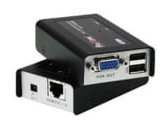Aten ATEN VE170 KVM podaljševalnik VGA in USB do 100m, črn