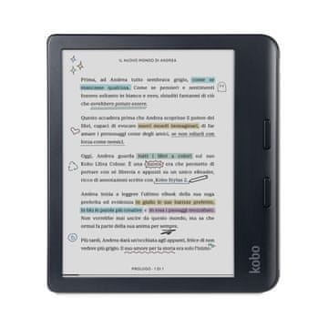 Kobo Kobo Libra 2 e-bralnik z pisalom, 7-palčni zaslon, 32 GB, črn