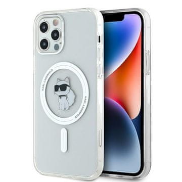 Karl Lagerfeld Karl Lagerfeld trda zaščita za iPhone 12 MagSafe prozoren ovitek