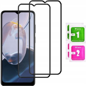 shumee 2x kaljeno steklo za Motorola Moto E22i, celozaslonski 5D steklo