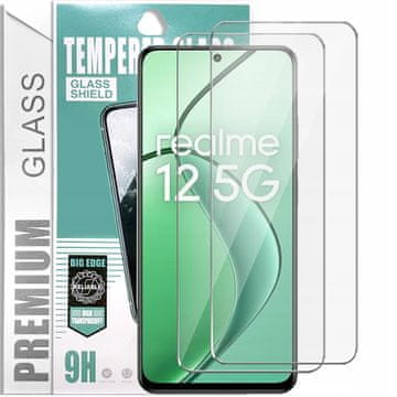shumee 2x kaljeno steklo PremiumGlass 9H za realme 12 5G / realme 11 5G