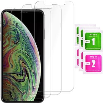 shumee 3x kaljeno steklo za iPhone XS Max / 11 Pro Max zaščitno steklo 9H 3 kosi