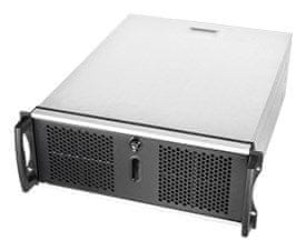 slomart Chenbro RM41300 ohišje za omrežno opremo 4U črno/srebrno