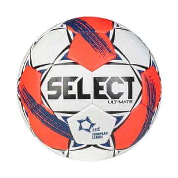 slomart Select Ultimate European League 3 v25 žoga za rokomet, velikost 3, bela-oranžna-modra