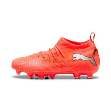 Puma PUMA Future 9 Match FG/AG Jr moški nogometni čevlji, oranžna/bela, EU 38
