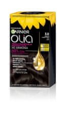 Garnier Barva za lase Garnier Olia št. 3.0 nežno črna - zelo temno rjava