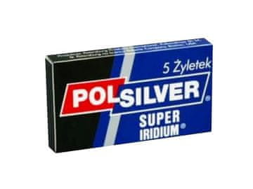 Procter Dvostranski britvice Polsilver Super Iridium, 1 paket - 5 kosov.