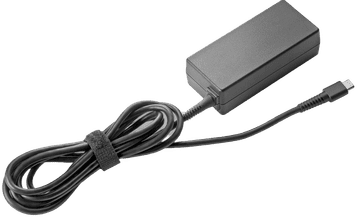 HP Napajalnik HP 45W USB-C, AC adapter, črn