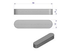 shumee Prizmatski ključ 12x8x56 teger, (prodaja se v pakiranjih po 10)