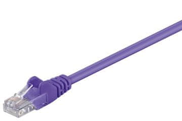 MicroConnect Omrežni kabel UTP Cat5e 7,5 m vijoličen B-UTP5075P
