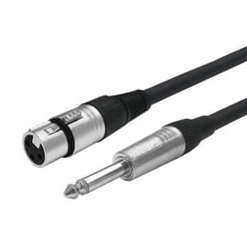 Vivolink Vivolink PROAUDXLRFJACK3 avdio kabel 3 m XLR 6,35 mm črne barve