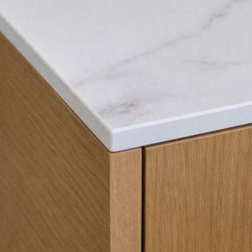 shumee Kuhinjski pult HPL 80x62 cm Calacatta Olympus (K551SU) vodoodporen 12 mm
