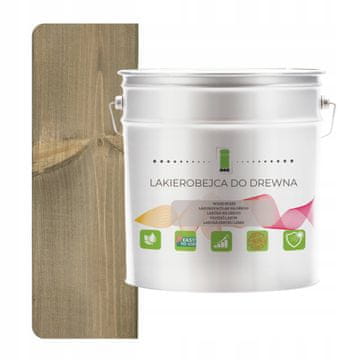 shumee Siva hidrofobna lazura za les, brez vonja, polmat, 3 v 1, 2,5 l, 7006