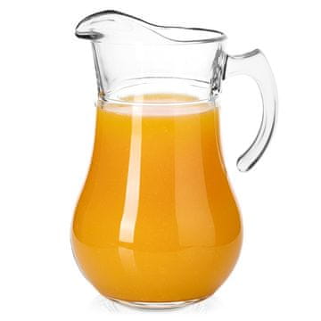 Artemis Steklen vrč za pijačo, sok, kompot, limonado, vodo, velik 2,4 l