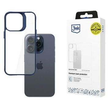 3MK Ovitek za iPhone 15 Pro Max 3MK v satenasto oklepni modri barvi