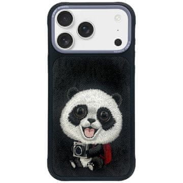 shumee Ovitek Nimmy Big Eyed Pet 2.0 Panda za iPhone 17 Pro črne barve