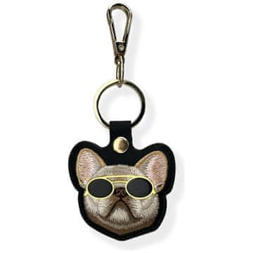 shumee Nimmy Glasses Cool Pasji sledilnik/obesek za ključe, črne barve