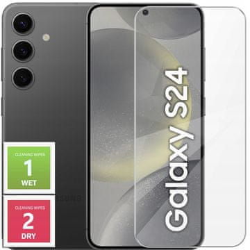shumee Kaljeno steklo za Samsung Galaxy S24 - Zaščitno steklo 2.5D, 9H
