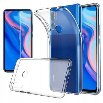 shumee Tanek ovitek za Huawei P Smart Z, prozoren, brezbarven + steklo