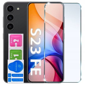 shumee Kaljeno steklo za Samsung Galaxy S23 FE zaščitno steklo 9H 2.5D