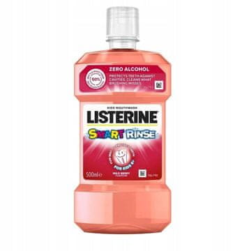 shumee Listerine Smart Rinse ustna vodica z blagim jagodičevjem 500 ml