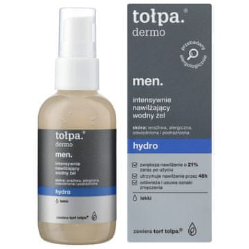 shumee Tołpa Dermo Men intenzivno vlažilni lahki vodni gel Hydro 75 ml