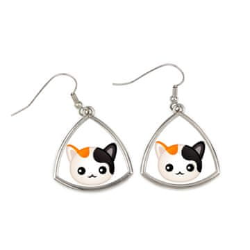Artdog Japonski bobtail - elegantni kovinski uhani kot darilo Art-Dog