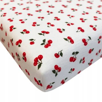 shumee 120x60 muslin rjuha za otroško posteljico, poljski izdelek, češnje