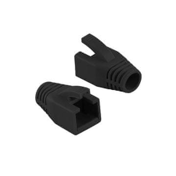 MicroConnect CONB85S Zaščitni čevelj Cat7 črne barve 50 kosov.