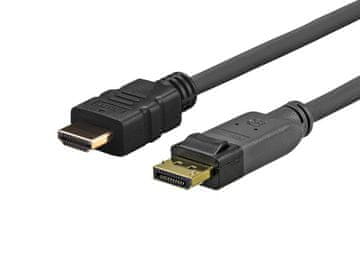 Vivolink Vivolink PRODPHDMI4K10 10m DisplayPort HDMI kabel adapter črne barve