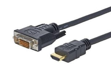Vivolink Vivolink PROHDMIDVI3 3m HDMI DVI-D kabelski adapter črne barve