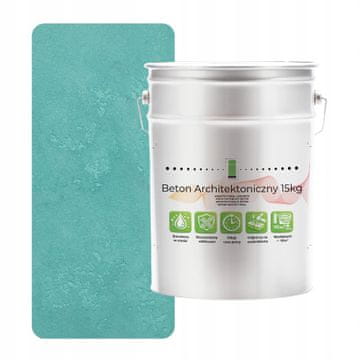 shumee Notranji arhitekturni beton 15 kg turkizna H1441 | Loft učinek