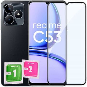 shumee Kaljeno steklo za realme C53 celozaslonski zaslon 5D 9H steklo