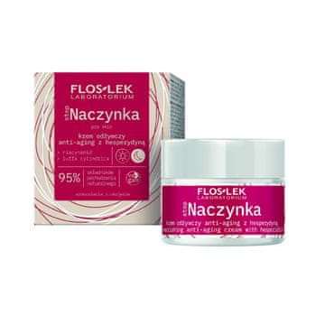 FLOS-LEK Flos Stop Capillaries hranilna krema proti staranju za dan/noč